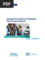 Chinese Investors in Ethiopia: The Perfect Match?: Notes de L'ifri