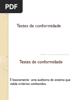 Testes de Conformidade PDF