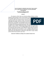 The Analysis of Student'S Writing Recount Text Using E-Learning in SMK Bunga Persada Cianjur 2019/2020