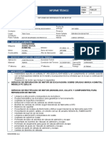 Informe Tecnico Reparacion de Motor