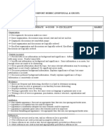 Written Report Rubric (Individual & Group)