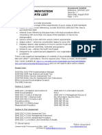 Iso27002 Documentation Toolkit Contents List: Document Control