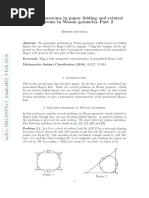 Hiroshi Okumura - Haga's Theorems in Paper Folding and Related Theorems in Wasan Geometry Part 2