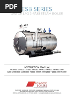 Esb Series: Gas or LPG 3-Pass Steam Boiler