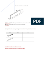 1 The Figure Shows A Length of Wood Marked To The Required Width