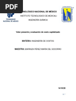 Valor Presente y Evaluación Del Costo Capitalizado