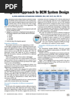 Integrated Approach To BCM System Design: by Rama Lingeswara Satyanarayana Tammineedi, Mbci, CBCP, Cissp, Cisa, PMP, Itil