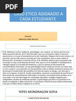 Cuadro Con Cada Caso Clinico Asignado