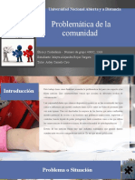 Problemática de La Comunidad