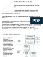 Iot Architecture - State of The Art: Reference Model