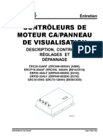 Contrôleurs de Moteur Ca/Panneau de Visualisation: Entretien