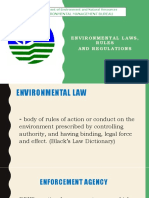 Environmental Laws, Rules and Regulations