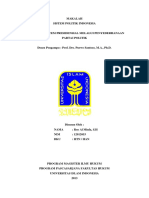 Tugas Makalah Prof Purwo Santoso Pasca S PDF