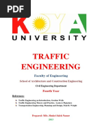 Traffic Engineering PDF