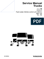 Service Manual Trucks: Fault Codes Vehicle Control Unit (VECU) MID 144 FL, Fe