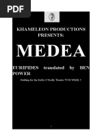 Medea: Khameleon Productions Presents