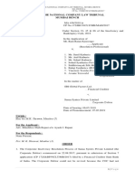 Before The National Company Law Tribunal Mumbai Bench: Per: M. K. Shrawat, Member (J)