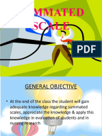 Summated Scale: By-Neha Singh M.Sc. (N) 1 Year