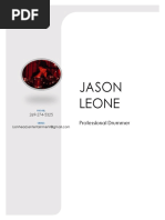 Jason Leone Musical Resume