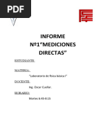 MEDIDAS DIRECTAS Lab Fisica PDF