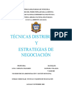 Técnicas Distributiva y Estrategias de Negociación