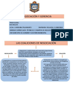 Las Coaliciones de Negociacion. Prof Carolina