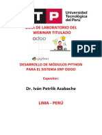 Guia de Implementacion El Entorno de Desarrollo Odoo Version 13 - Unfv