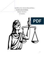 Derecho I - Cuadernillo de Actividades P. E. 2020 - 2021 V Sem PDF