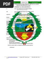 Informe Nº213 Cambio de Especificas