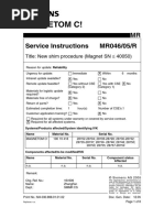 Magnetom C!: MR046/05/R Service Instructions MR