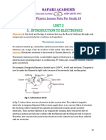 Grade 10 Physics Handout Unit 5