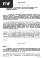 Petitioner vs. vs. Respondents: Third Division