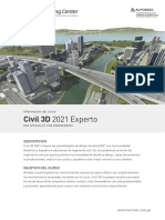 Brochure Civil 3D 2021 Experto Macrotec Training Center PDF