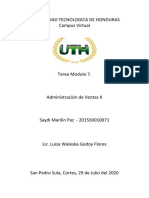 Tarea Modulo 7 Administracion de Ventas