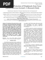 Antibacterial Protection of Polyphenols From Curry Leaves (Murraya Koenigii) A Research Study