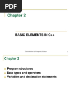 Basic Elements in C++: Introduction To Computer Science