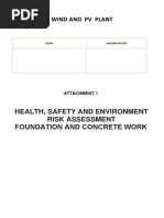 Attachment 1 Risk Assessment