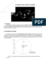 Unsteady Laminar Flow Around A Cylinder