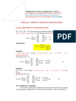 Cambio Variable Int. Doble