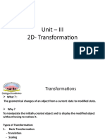 Unit - III 2D-Transformation