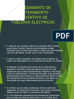 Mantenimiento Preventivo de Tableros Eléctricos