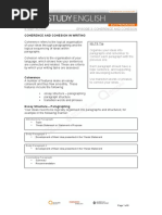 Coherence and Cohesion in Writing: Ielts Tip