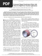 A New 9-Phase Permanent Magnet Synchronous Motor With Consequent Pole Rotor For High Power Traction Applications