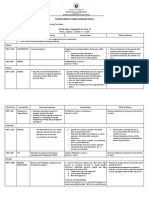 Sample Weekly Home Learning Plans