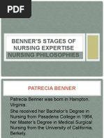 Benner'S Stages of Nursing Expertise Nursing Philosophies