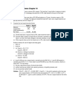 Quantitative Problems Chapter 10: Bond A Bond B