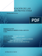 Clasificación de Las Técnicas Proyectivas