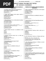 Secondary School Teacher (SST) Notes By: Jawaid A. Mangnejo