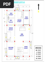 Toilet 10'-0"x5'-0" Pooja 8'-0"x10'-0"