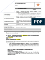 Instrumento de Evaluacion No. 1 - Taller